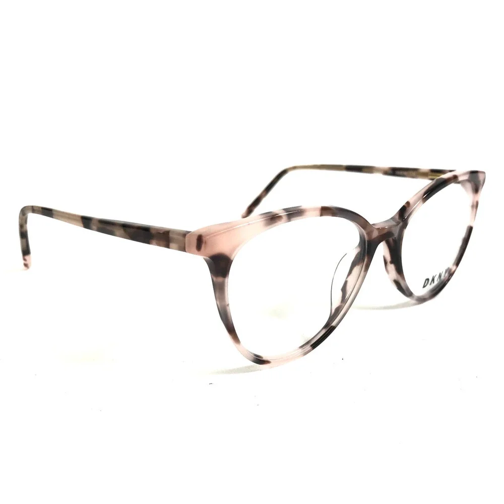 DKNY Eyeglasses Frames DK5003 265 Pink Tortoise Cat Eye Full Rim 53-16-135